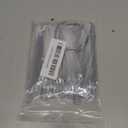 JASSINS 150 Pcs Nail Swatch Sticks with Ring and Number posted, Clear Fan-shaped Nail Art Polish Practice Display Tips Nail Sample Sticks, Nail Practice Color Display Polish Board