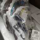 Alpine Corporation 18" Tall Indoor Animated Winter Wonderland Set with 75 LED Lights, Music, Moving Train, Tabletop Christmas Decoration (Mountain Village)