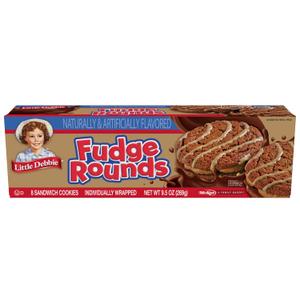 2 x Little Debbie Fudge Rounds, 9.5 Oz (EXP 04/07/26)