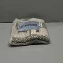 LEEVAN Outdoor Porch Rug 24"x51", Washable Front Door Mat, Spring Plaid Welcome Mat Outside Entrance, Green and White Striped Outdoor Entryway Rug, Farmhouse Buffalo Porch Layered Doormats Entry