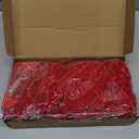 36 Pcs Red Velvet Ribbon Bows 5.1 x 10.2 In Pre Tied Christmas Velvet Bows Christmas Tree Decorations Gift Packaging Bow for Xmas Wreath, Garland, Staircase, Home Outdoor Decoration