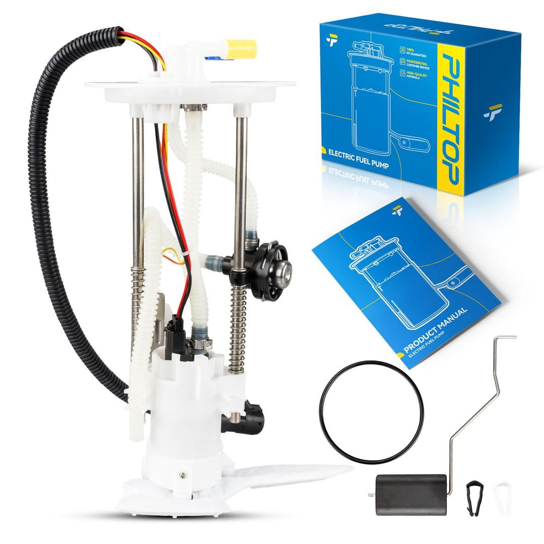 PHILTOP FG1333 Electric Fuel Pump Module Assembly, Compatible with Ford Explorer Sport Trac 2002–2003 4.0L, Replaces AFS0863S, E2348M, RE0863S, DFG1333, M312909, SP2008M
