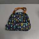 FlowFly Insulated Lunch Cooler Bag - Tote Bag Organizer for Women/Men, Cactus