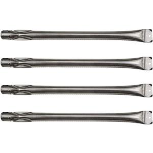 17 inch Stainless Steel Grill Burner Tubes Replacement for Bakers and Chefs GR2039201-MM-00, ST1017-012939, GR2039201-BC-00, Members Mark Gas Grill, 4 Pack Pipe Burners for Sams, Uniflame, Grill Chef