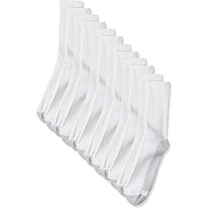 Hanes Men's 6-12 6-Pack Cushion Crew Socks