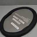 Picauto Steering Wheel Cover Fits 14.5" to (36.8 cm) to 15.5" Easy to Install, Fits Cars, Trucks, and SUVs