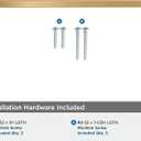 Amerock Cyprus 10-1/16 inch (256mm) Center-to-Center Champagne Bronze Cabinet Pull, BP26210CZ