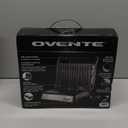 OVENTE Electric Panini Press Sandwich Maker with Non-Stick Coated Plates, Opens 180 Degrees to Fit Any Type or Size of Food, 1000W Indoor Grill Perfect for Quesadillas, Burgers & More, Silver GP0620BR