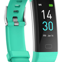 ENGERWALL Fitness Tracker with Step Counter/Calories/Stopwatch, Activity Tracker with Heart Rate Monitor, IP68, Health Tracker with Sleep Tracker, Smartwatch, Pedometer Watch for Women Men Kids