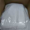 10 Pack White Round Tablecloths, 120 Inch Stain Resistant and Wrinkle Polyester Fabric Washable Table Clothes Cover for Kitchen Dining, Wedding, Reception Banquet, Birthday Party, Buffet Restaurant