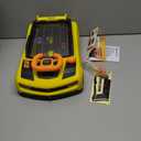 Gifts2U Musical Steering Wheel Racing Car Toy for Kids, with Music and Light Simulated Learning Driving Cars Adventure Toys Competition Game Birthday Gift for Boy Girl Toddler (Yellow)