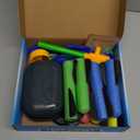 Toys Rocket Launcher for Kids - Launch up to 100 Ft, 8 Multi-Color Foam Rockets & Adjustable Launch Stand, Kids Outdoor Toys, Age 3+