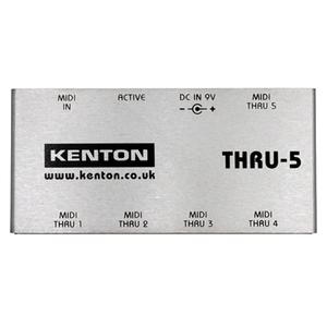Kenton THRU-5 1 MIDI in to 5 MIDI thru