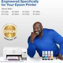 4 x Epson 522 EcoTank Ink Ultra-high Capacity Bottle Black & Color Combo Pack (T522120-BCS) Works with ET-2720, 2800, 2803, 2840, 4700, 4800, 4810