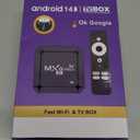 MX Pro 4K 5G Streaming Media Player - 4K Ultra HD WiFi 6 Bt5.0 Voice Control 16GB Storage Smart Home Player