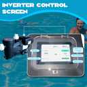 High-Efficiency Variable Speed Pool Pump 1.5HP - 220V for Above/In Ground Swimming Pools | 3000-8000 GPH High Flow | Energy Saving, Quiet, ETL Certified (with Filter Basket)