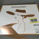 dressfan Vintage Fascinator Hats for Women,20s 50s Linen Flower Hat for Derby/Church/Wedding/Cocktail/Tea Party (Pink) M36