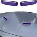 RT-TCZ for Challenger Hood Scoop Insert Vents Cover Trim for Dodge Challenger 2015-2023 Purple Exterior Accessories 2pcs