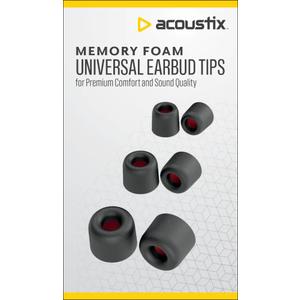 Acoustic Memory Foam Universal Earbud Tips