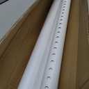 Tension Curtain Rod by EZFurni, 42-123 Inches, Heavy Duty Tension Rods for Windows, Adjustable Spring Loaded Curtain Rods No Drilling, Renter Friendly, Hold Up Blackout Curtains and Non Slip, White