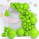 Lime Green Balloons, 140pcs 18 12 10 5 Inch Different Sizes Pack Party Latex Balloons for Birthday Halloween Holiday Balloon Garland as Party Decorations
