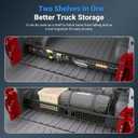 Truck Bed Divider Compatible with 2019-2026 Chevy Silverado GMC Sierra 1500 20-26 2500 3500 Truck Bed Organizer Storage Molle Panel Replacement for 2019-2026 Chevy Silverado Accessories