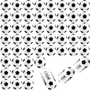 Xeehwb 60 Pcs Bouncy Balls,Soccer Bouncing Balls,High Bouncing Rubber Soccer Ball for Stress Relief,Multi-Item Party Favor Packs,Classroom Prizes,Ball Games,Stocking Stuffers(27mm)