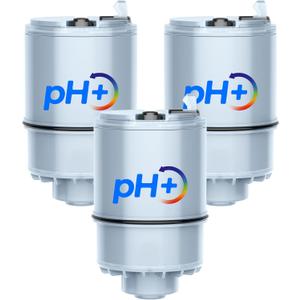 [Alkaline] Waterdrop NSF Certified Water Filter, Replacement for All PUR, PURPLUS Faucet Filtration Systems, Pur RF-9999 Faucet Water Filter (3 Count), Model No.: WD-C08A