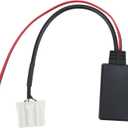 Bluetooth AUX in Adapter, Car Bluetooth Module 16 Pin ABS AUX in Cable ABS Replacement for 2 3 5 6 MX5 RX8 CX7
