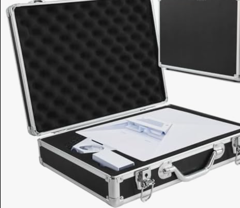 Starlink Mini Aluminum Hard Case,Waterproof Travel Portable Case fits Starlink Mini Dish Kit Perfectly Protection for Kickstand,Pipe Adapter,Cables,Power Supply&More-Dual Layer Shock,Thickened Corners