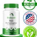 LIVORKA Eroboost Supplement for Men  Male Performance Advanced Formula - 60 Capsules for 1 Month