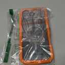 seacosmo for iPhone 17 Pro Max Case, Full Body Bumper with Built-in Tempered Glass Privacy Screen and Camera Lens Protector, Compatible with MagSafe, Shockproof 17 Pro Max Phone Case, 6.9", Orange