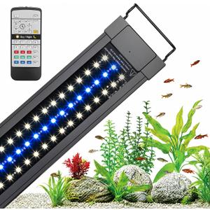 35" LED Aquarium Light Full Spectrum 24/7 DIY Mode for 35-47in Fish Tank