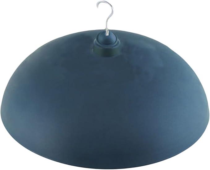North States Two-Way Squirrel Baffle: Protects Bird Feeders, Hang or Pole Mount (Pole Sold Separately). Adjustable to Fit Poles .5" to 1.25". Large Resin Baffle (15.75 Diameter, Gray)