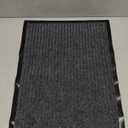 Azadx 2'x4' Indoor Outdoor Door Mat Heavy Duty Front Door Mat Ultra Absorbent Muddy Dirt Resist Welcome Door Mats Non-Slip Backing Entrance Mat for Home Commercial Outdoor Entrance Floor Mat (Dark Grey)