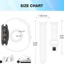 Watch Band Compatible with Samsung Galaxy Watch Ultra 47mm, Breathable Hollow-out Sport Band for Women Men Soft Silicone Galaxy Watch 7 Ultra Replacement Band-White