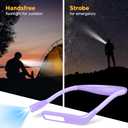 Purple Neck Reading Lights for Books in Bed, Mothers Day Gifts for Mom Daughter Grandma Mothers Day Gift Teen Girls Readers Book Accessories Craft Knitting Gifts for Grandma Sewing Crochet Supplies