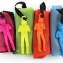 3 x 4PCS Free Throwing Parachute, Outdoor Toss It Up Flying Toys for Kids, No Assemble or Batteries Required