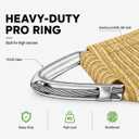 Royal Shade Heavy Duty 18' x 24' Beige Sun Shade Rectangle Pro Ring Shade Sail, 260 GSM Commercial UPF50 Sunshade, Reinforced Corners & Edges