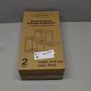 2 Pack Multi-Purpose Pull-Out Storage Organizers, Under Sink Organizers and Storage for Bathroom & Kitchen, Under Cabinet Organizers and storage, 14.8 Inch, White