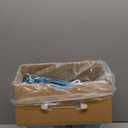 FUNBOY Giant Inflatable Luxury Tri-Color Blue Chaise Lounger, Chair Pool Float for Adults, Transparent Blue Material, Perfect for a Summer Pool Party (70 inches x 45")