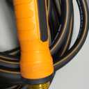 Garden Hose 25 ft x 5/8", NON-EXPANDING Flexible Water Hose, Kink Resistant Lightweight Hybrid Hose-Black Orange