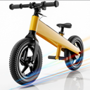 Electric Bike for Kids, Electric Balance Bike for Ages 3-8 Years Old,Kid Electric Motorcycle with 2 Speed Modes,Push-Button Brakes,12 Inch Dirt Off-Road Tire and Adjustable Seat, Yellow