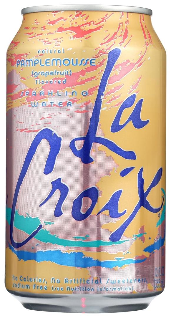 La Croix Sparkling Water, Grapefruit ,12 fl oz, Single can, Zero Calorie, Zero Sweetener