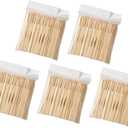 Ciieeo 500 Pcs Bamboo Disposable Fruit Forks for Cake and Snacks Tableware Biodegradable for Parties and Gatherings