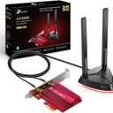 TP-Link WiFi 6 AX3000 PCIe WiFi Card (Archer TX3000E), Up to 2400Mbps, Bluetooth 5.3, 802.11AX Dual Band Wireless Adapter with MU-MIMO, OFDMA, Ultra-Low Latency, Supports Windows 11, 10 (64bit)