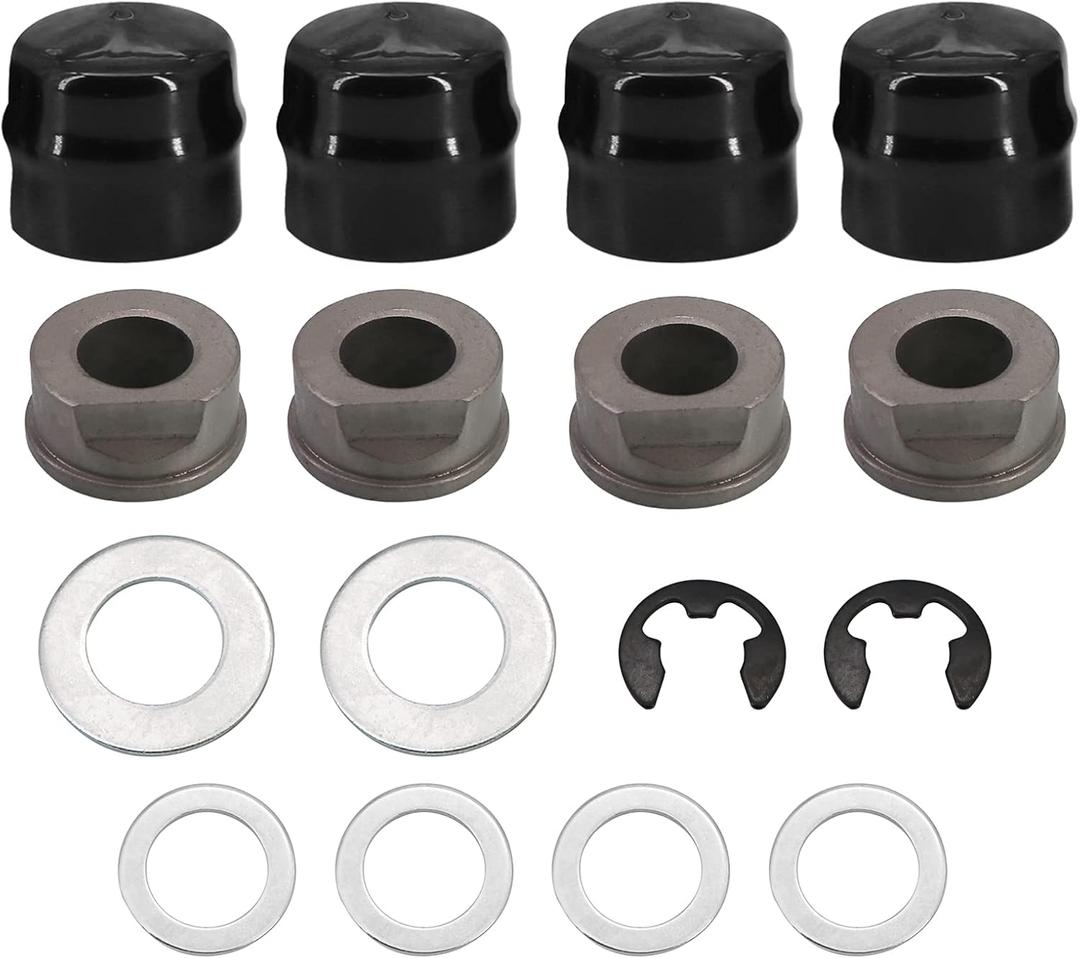 kipa Wheel Bearings Bushing tyre Cover Kit Replacement for Husqvarna Craftsman Poulan Jonsered AYP 532009040 9040 9040H 121748X 121749X 12000029 John Deere M123811 M123253 R27434 24H1398 Z9972H