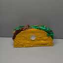 Sratte Taco Piata Set Mexican Birthday Party Decorations Cinco De Mayo Fiesta Theme Taco Pinata with Plastic Stick and Blindfold for Mexican Themed Party Supplies Favors, 15 x 8 x 3 Inches