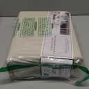 Linen Closet 100% Organic Cotton King Sheet 4 Pcs Set – Crisp Percale, Lightweight & Breathable– Beige Bed Sheets, Deep Pocket up to 18”– Naturally Cooling, Soft, Eco-Friendly, All Season Comfort