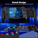 Gammeefy Switch Controllers Compatible with Nintendo Switch/Switch OLED, One-Piece Joypad Controller Replacement for Switch Pro Controller with 9 Lights Color, Turbo, Macro, KeyLinker APP, Game Boy Color